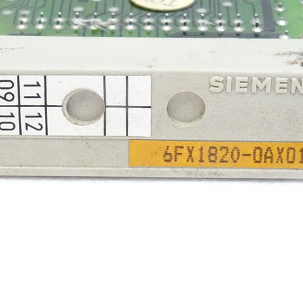 Siemens 6FX1820-0AX01 5702609104.00 Memory Module - Maranos.de