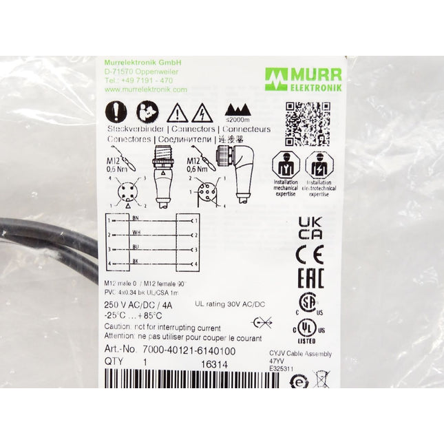 Murr Elektronik 7000-40121-6140100 / Neu OVP - Maranos.de