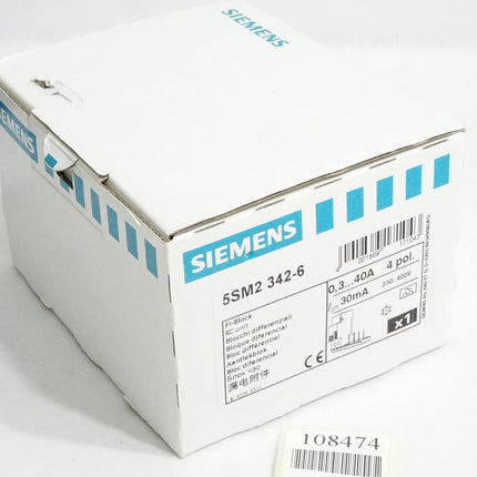 Siemens FI-Block 5SM2342-6 / Neu OVP - Maranos.de