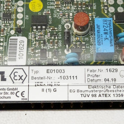 MTL Instruments E01003-103111 / Frequency to Analogue / Neu OVP - Maranos.de