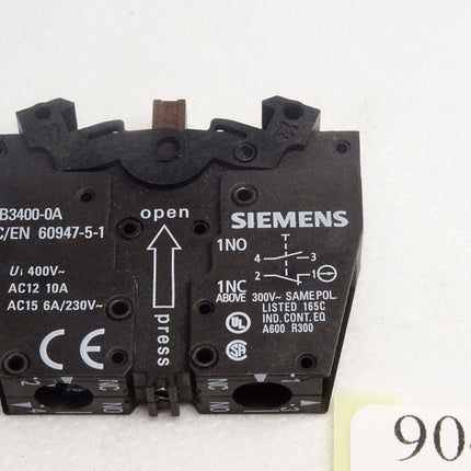 Siemens Schaltelement 3SB3400-0A / Neu - Maranos.de