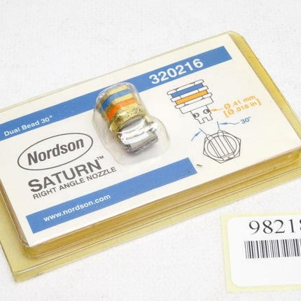 Nordson Saturn Right Angle Nozzle Dual bead 30grad 320216 / Neu OVP - Maranos.de