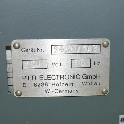 Pier Electronic 2436/SA3 Auswertegerät Prozessmesstechnik 2436 / SA3 - Maranos.de