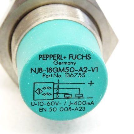 Pepperl+Fuchs Induktiver Sensor NJ8-18GM50-A2-V1 13675S - Maranos.de