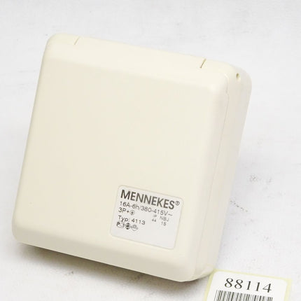 Mennekes Cepex-Anbausteckdose 16A-6h/380-415~ 3P+ Typ. 4113 - Maranos.de