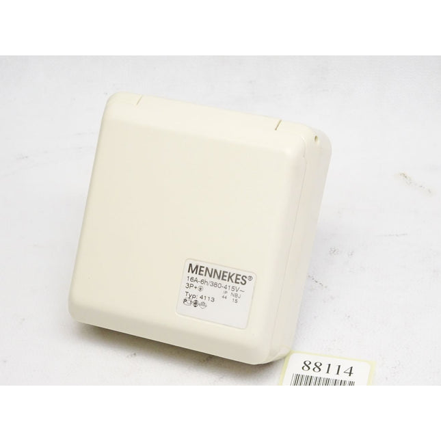 Mennekes Cepex-Anbausteckdose 16A-6h/380-415~ 3P+ Typ. 4113 - Maranos.de