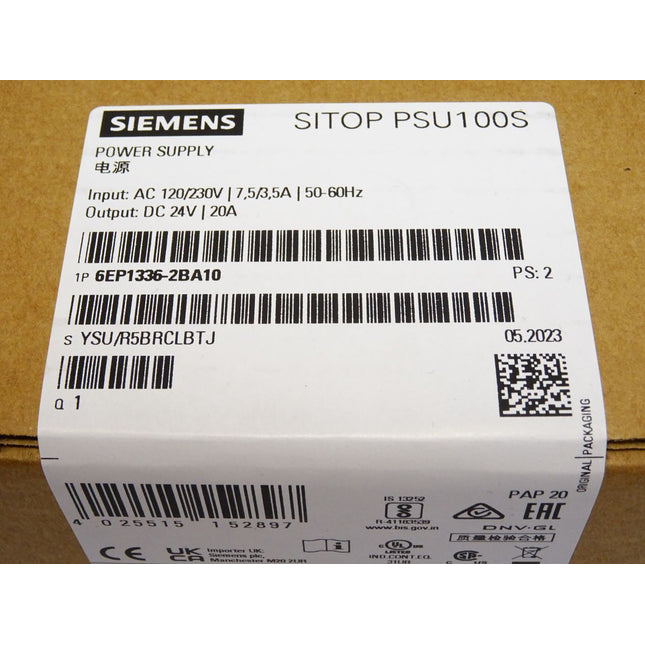 Siemens Sitop PSU100S 6EP1336-2BA10 6EP1 336-2BA10 / Neu OVP versiegelt - Maranos.de