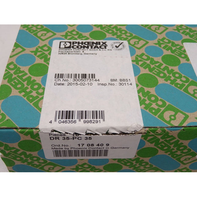 Phoenix Contact DR 35-PC 35 / 1708409 / Inhalt:10Stück / Tragschienenadapter / Neu OVP - Maranos.de