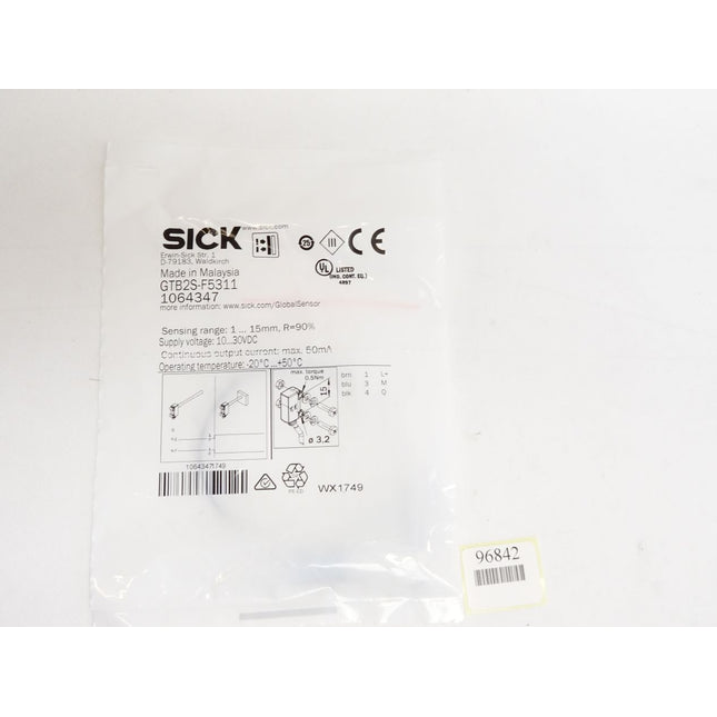 Sick GTB2S-F5311 1064347 Miniatur-Lichtschranke / Neu OVP - Maranos.de
