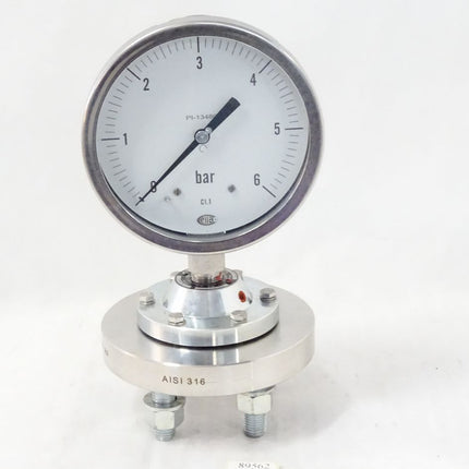 Wika Ettore Cella BN150 Manometer 0-6bar / Neu - Maranos.de