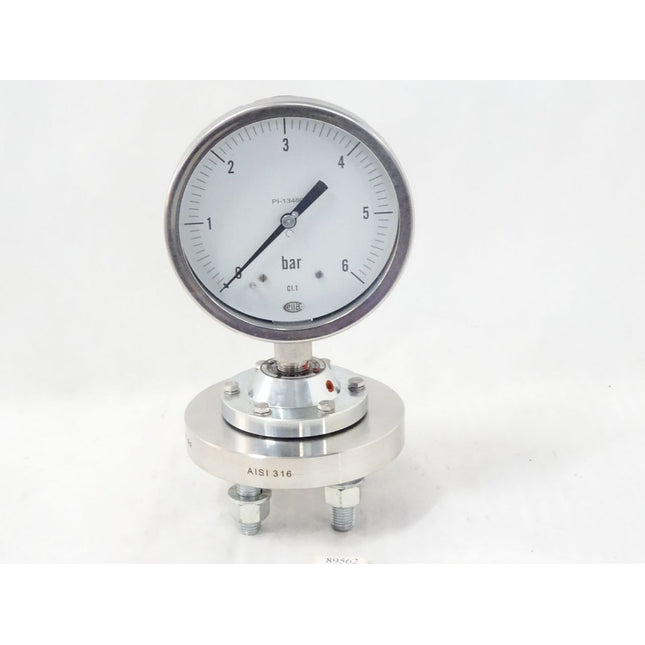 Wika Ettore Cella BN150 Manometer 0-6bar / Neu - Maranos.de