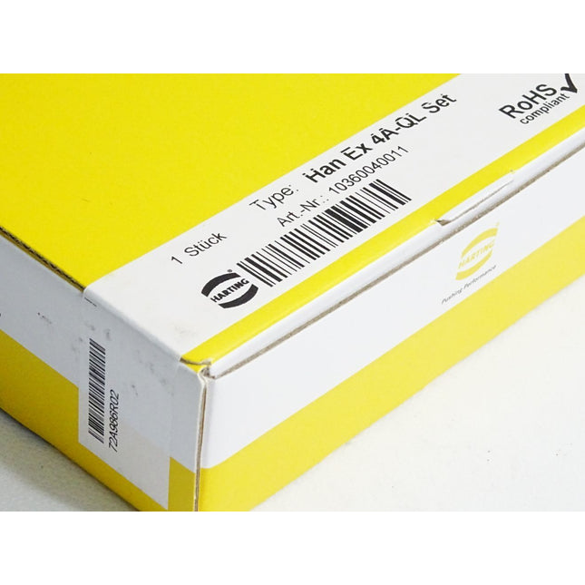 Harting Steckverbinder 10360040011 Han Ex 4A-QL Set  / Neu OVP versiegelt - Maranos.de