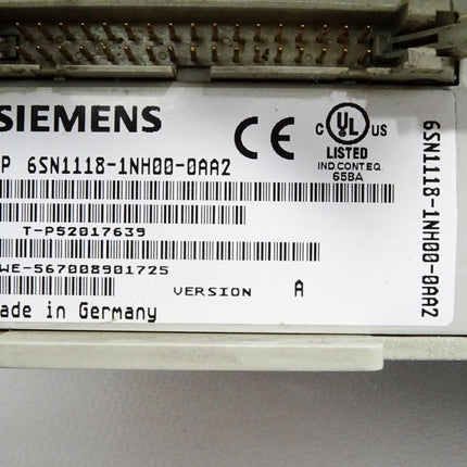 Siemens 6SN1118-1NH00-0AA2 SIMODRIVE 611 Regelungseinschub universal digital Control Unit 2 axes - Maranos.de
