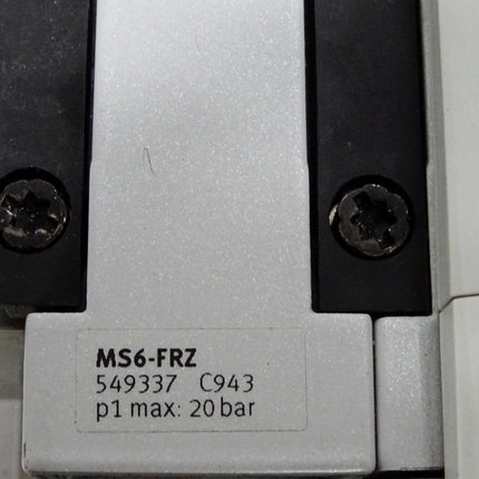 Festo Druckaufbau- und Entlüftungsventil 548715 MS6-SV-1/2-E-10V24-AG 527676 MS6-FRM-1/2-AD7 MS6-FRZ 549337 - Maranos.de