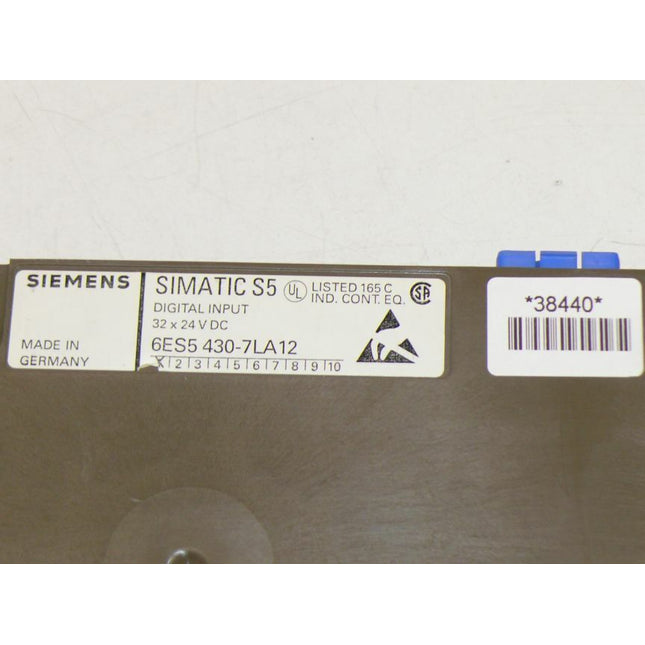 SIEMENS Simatic S5 6ES5 430 7LA12 6ES5430-7LA12 E:01 - Maranos.de