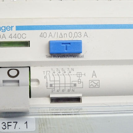 Hager CDA 440C FI-Schutzschalter - Maranos.de
