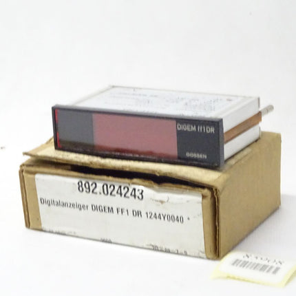 Gossen DIGEM ff1DR 1244-Y004 / BCD-Dateneingang 0...+/.-1999 7 / Digitalanzeiger / Neu OVP - Maranos.de