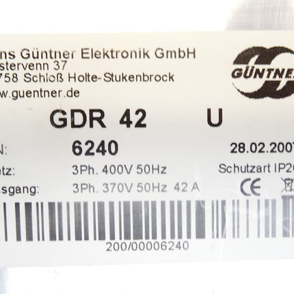 Güntner Elektronik GDR42U 42A - Maranos.de