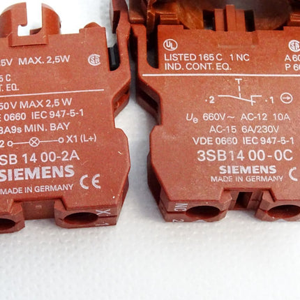 Siemens Druckknopf rot 3SB1207-0AC01 / Neu OVP - Maranos.de