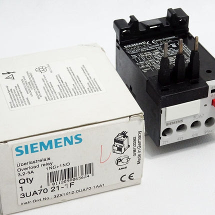 Siemens Überlastrelais 3UA7021-1F / Neu OVP - Maranos.de