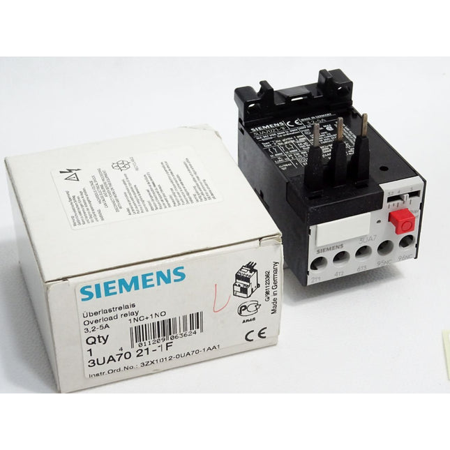 Siemens Überlastrelais 3UA7021-1F / Neu OVP - Maranos.de