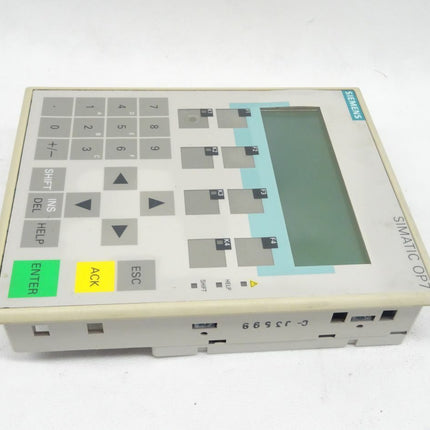 Siemens 6AV3607-1JC00-0AX0 / 6AV3 607-1JC00-0AX0 / OP7-PP Panel - Maranos.de