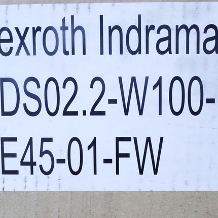 Rexroth Indramat AC Servo-control drive unit DDS02.2-W100-BE45-01-FW / Neu OVP - Maranos.de