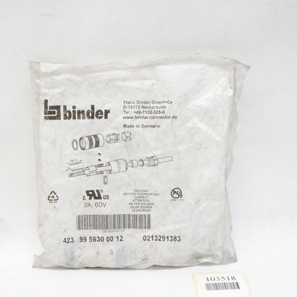 Binder Kabeldose 9956300012 99 5630 00 12 0213291383 / Neu OVP - Maranos.de