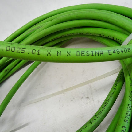 Siemens Motion Connect 570108.0025.01 E48408 6FX2002-2CA31-1BF0 ca.15m + 3x(2x0,14/D)+4x0,14+4x0,23+2x0,5 ca. 2m - Maranos.de