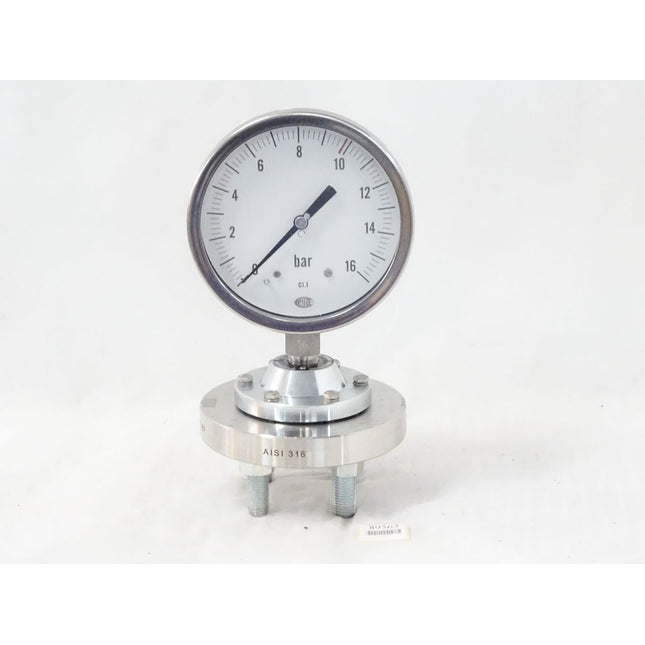 Wika Ettore Cella BN150 Manometer 0-16bar / Neu - Maranos.de