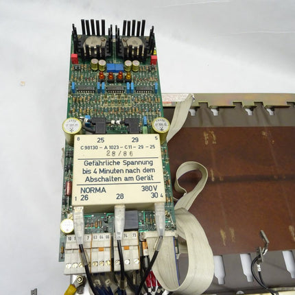 Siemens SIMOREG 6RB2910-2AA01 / 6RB2607-3MA01  + Bodenplatte - Maranos.de