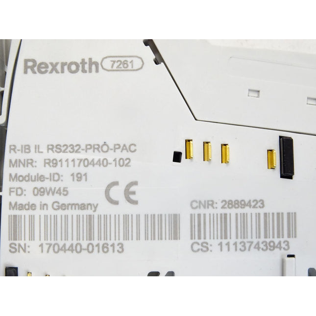 Rexroth R911170440-102 R-IB IL RS232-PRO-PAC / Neu - Maranos.de