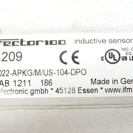 Ifm electronic IIS209 / IIB3022-APKG/M/US-104-DPO / Neu OVP - Maranos.de