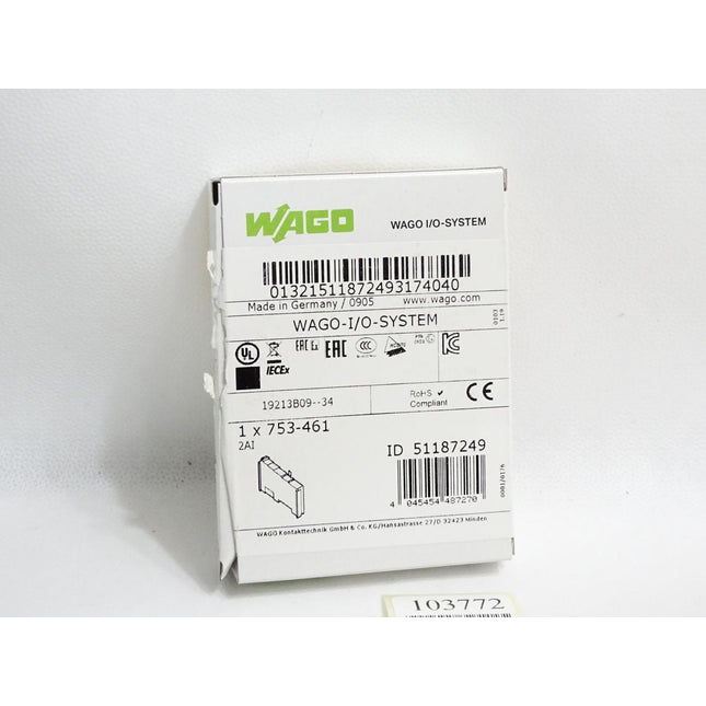 Wago 753-461 2-Kanal-Analogeingang / Neu OVP - Maranos.de