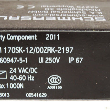 Schmersal Interlock AZM 170 1183013 AZM 170SK-12/00ZRK-2197 / Neu OVP - Maranos.de