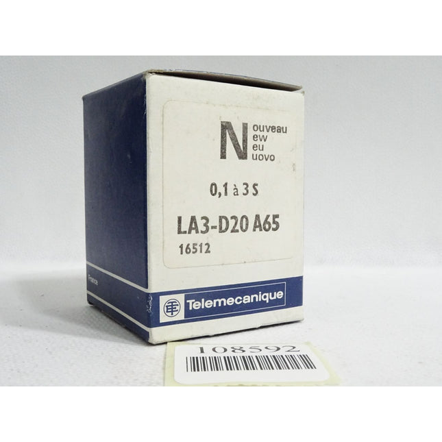 Telemecanique Zeitblock LA3D20 LA3 D20 A65 016512 0.1-3s / Neu OVP - Maranos.de