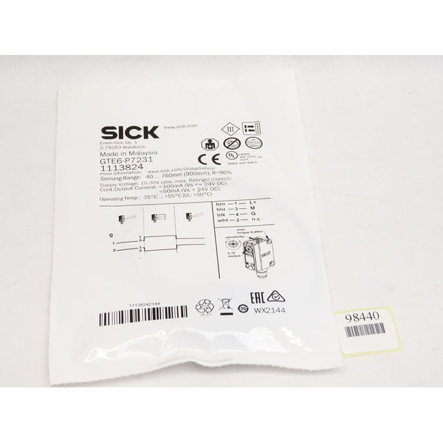 Sick Miniatur-Lichtschranke 1113824 GTE6-P7231 / Neu OVP - Maranos.de
