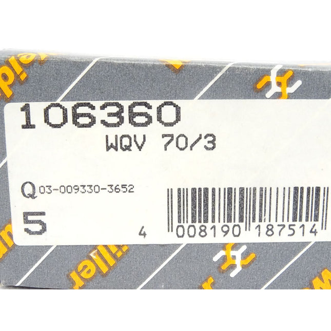 Weidmüller 106360/1063600000 WQV70/95/3 / Inhalt : 5 Stück / Neu OVP - Maranos.de