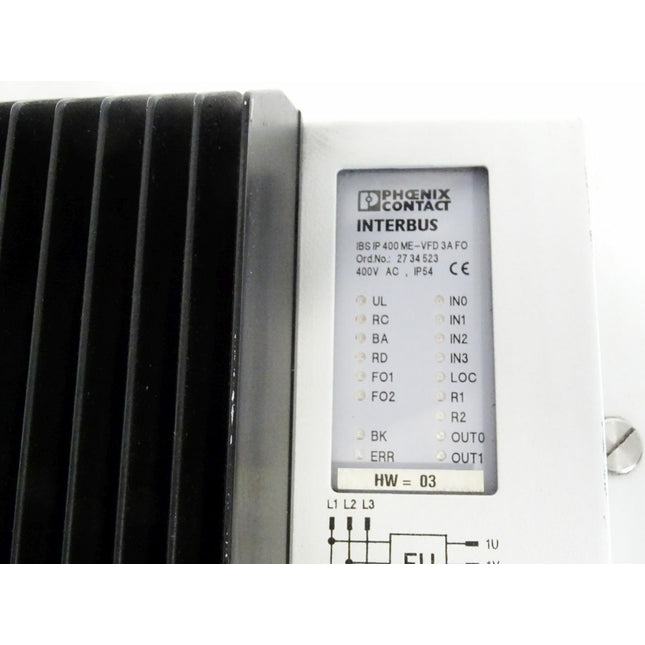 Phoenix Contact Interbus IBS IP 400 ME-VFD 3A FO / 27 34 523 / 2734523 - Maranos.de