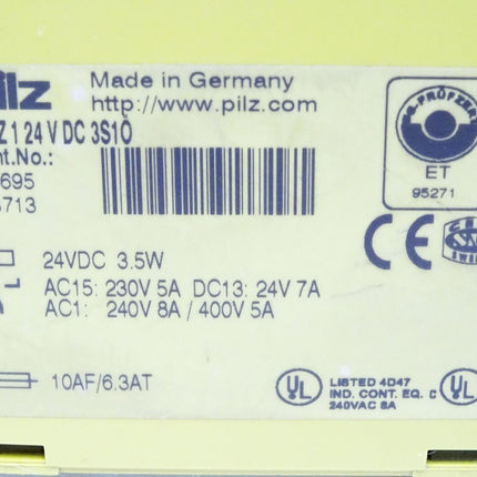 Pilz 475695 PNOZ 1 24V DC 3S1Ö - Maranos.de