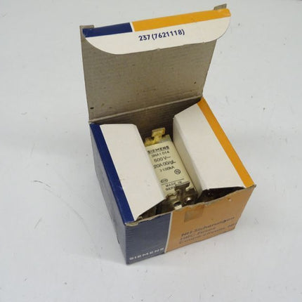 Siemens 3x NH00 Sicherung 20A 3NA1014 / 500V neu-OVP - Maranos.de