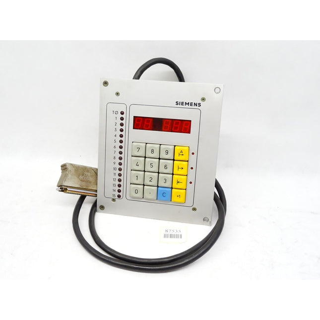 Siemens Simatic Panel 6ES5391-5AA13 / 6ES5 391-5AA13 / E:1 - Maranos.de