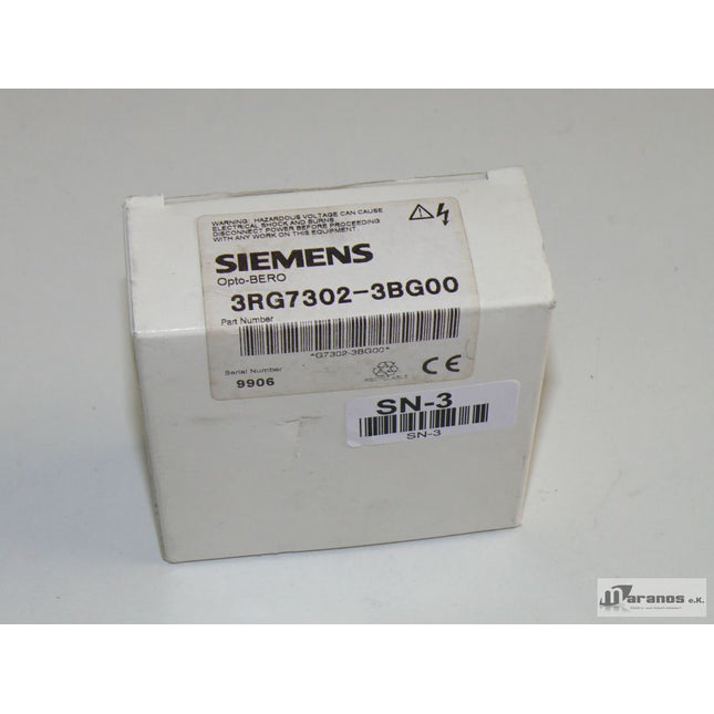 NEU-OVP Siemens 3RG7302-3BG00 Opto-Bero 3RG7 302-3BG00 - Maranos.de