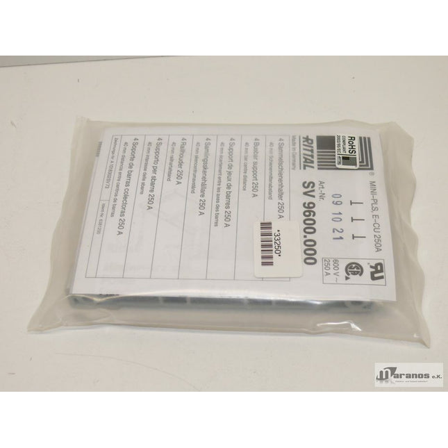 NEU-OVP Rittal SV9600.000 4 Sammelschienenhalter 250A - Maranos.de