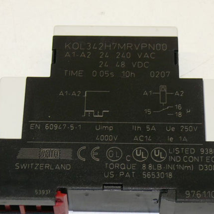 Sala KOL342H7MRVPN00 Zeitrelais Timer 0,05s-10h 240VAC 48VDC - Maranos.de