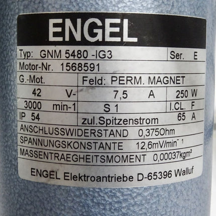 Engel Gleichstrom-Motor GNM5480-IG3 GNM 5480-IG3 3000min-1 - Maranos.de