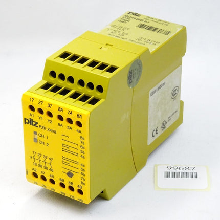 Pilz 774584 PZE X4V8 24VDC 4n/o Sicherheitsrelais - Maranos.de