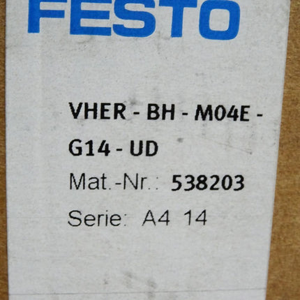 Festo 538203 Steuerschieber VHER-BH-M04E-G14-UD / Neu OVP - Maranos.de