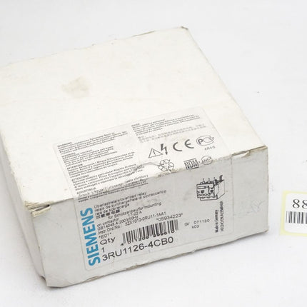 Siemens Überlastrelais 3RU1126-4CB0 / Neu OVP - Maranos.de