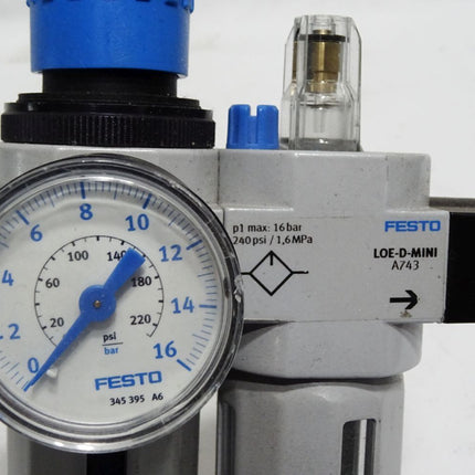 Festo Wartungseinheit FRC-3/8-D-MINI LOE-D-MINI 162734 - Maranos.de